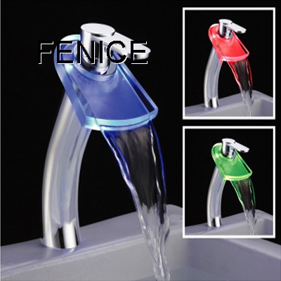 led waterfall faucet