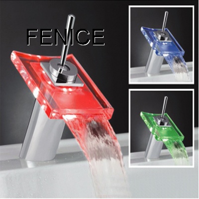 led waterfall faucet