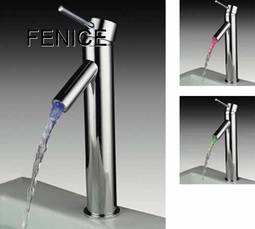 led waterfall basin faucet