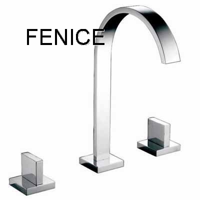 3pcs deck-mounted basin mixer