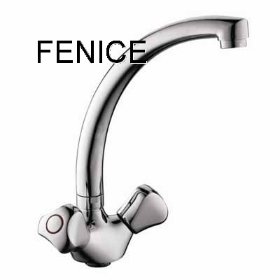 Double lever kitchen mixer