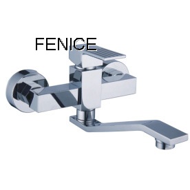 single lever wall-mounted kitchen mixer