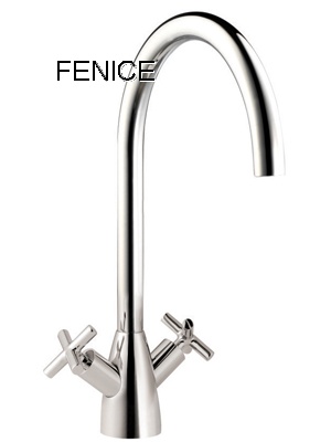 double lever kitchen faucet