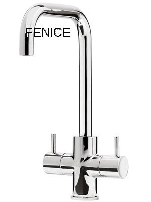 double lever kitchen faucet