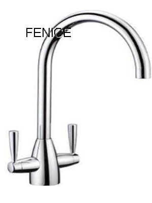 Double lever kitchen faucet